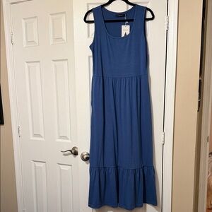 💜 Zesica Blue Maxi Dress
